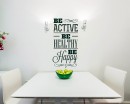Be Active Quotes Wall Decal Motivational Vinyl Art Stickers
